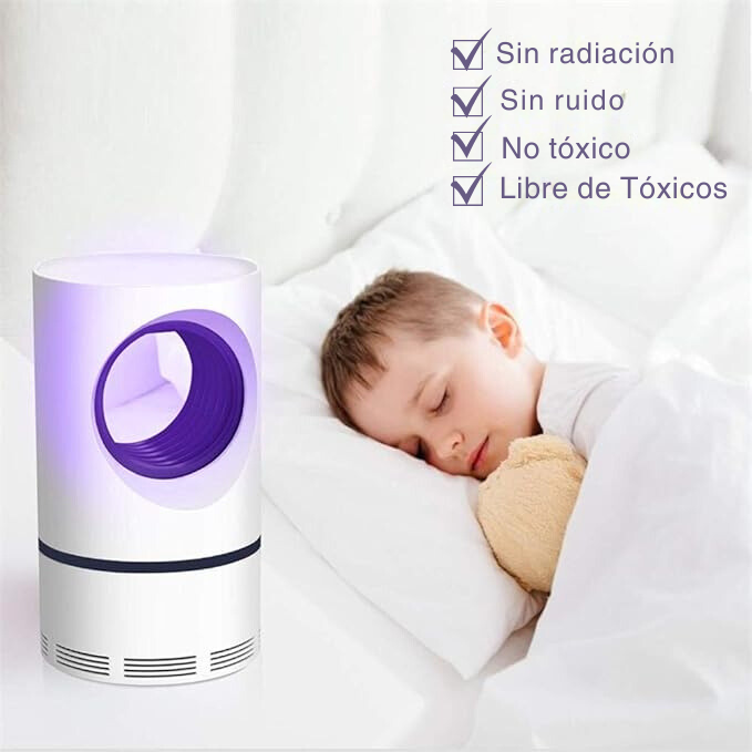 Lampara LED Anti Mosquitos y Moscas