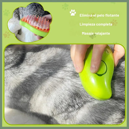 Cepillo  Vaporizador Mascotas quitapelos